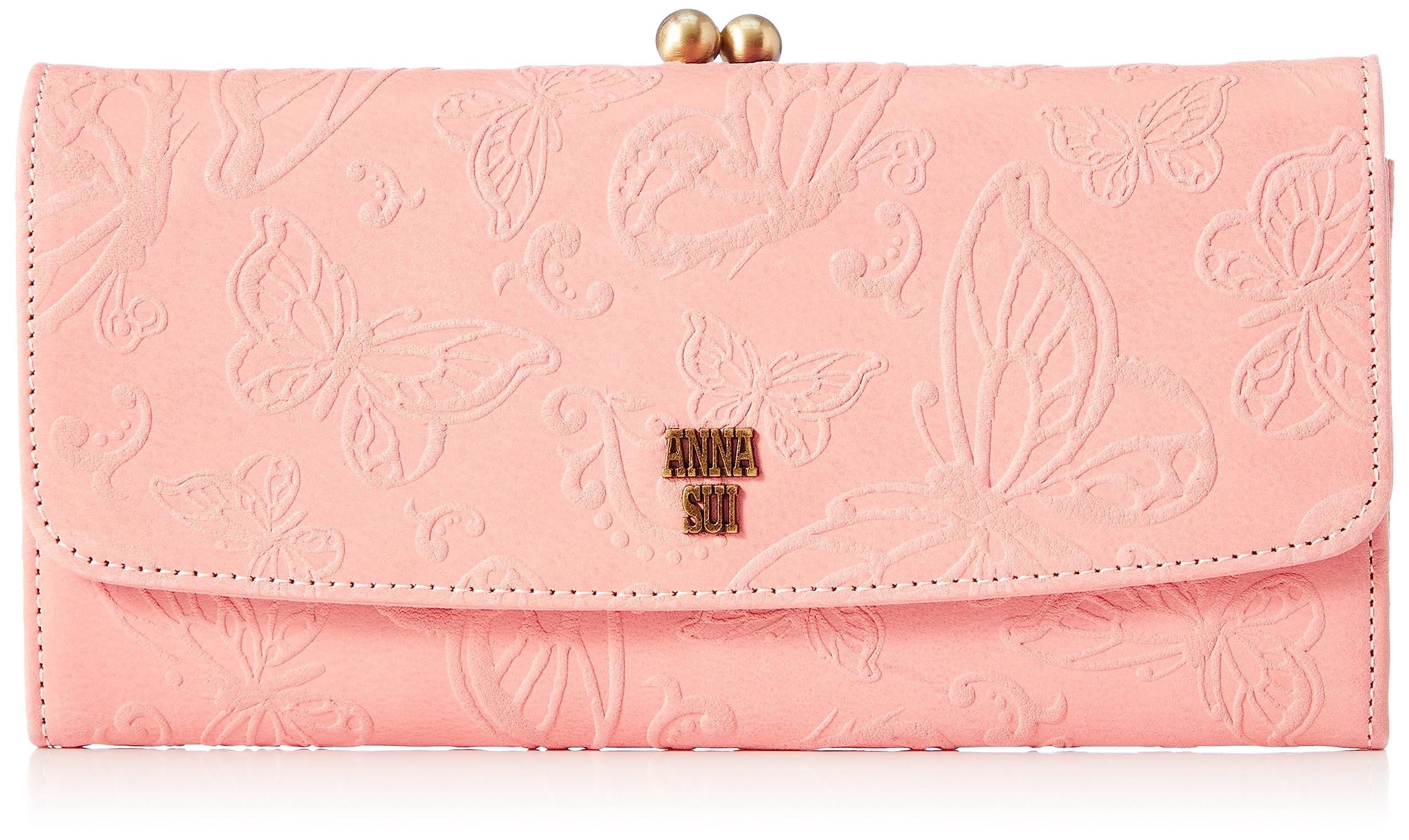 

Billfold Butterfly Dance Long Clasp Wallet Pink [Anna Sui] Women s рожевий