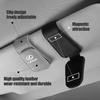 2026 Hot Interior Stickers Lexus Car Sun Visor Sunglasses Holder PU Leather Glasses Clip For RX330 IS250 Ct200h ES300h RX350 IS3