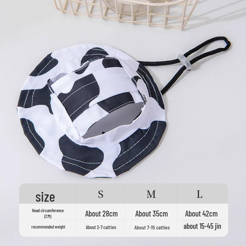 

Очаровательная шляпа от солнца, открывающая уши, для кошек и собак – Идеально подходит для лета! S