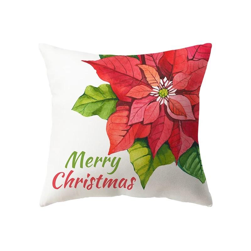 Christmas Themed Pillowcases Car Accessories Office Santa Claus Living Room Sofa Home Pillowcases