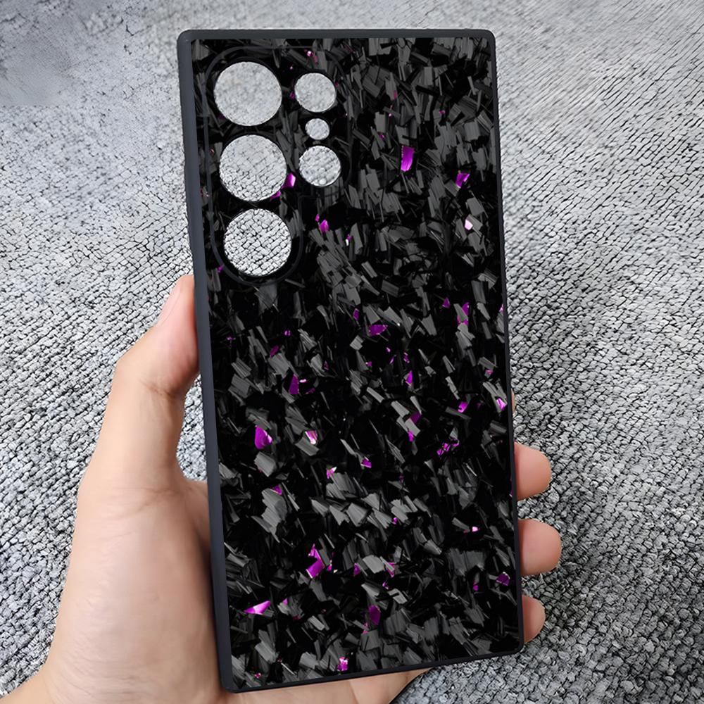 New Real Forged Carbon Fiber Phone Case For Samsung S25 Edge S24 S23 S22 S21 S20 Ultra Plus Fe Galaxy A54 A53 A34 Cover