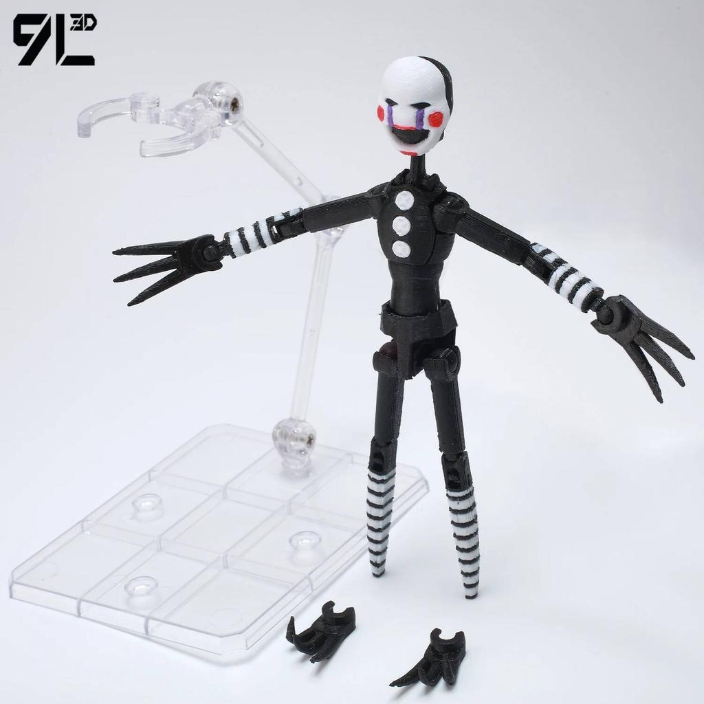 3D Printed Movable Detachable Mechanical Bear Model Game Peripheral Action Figure Collectible Display Toy