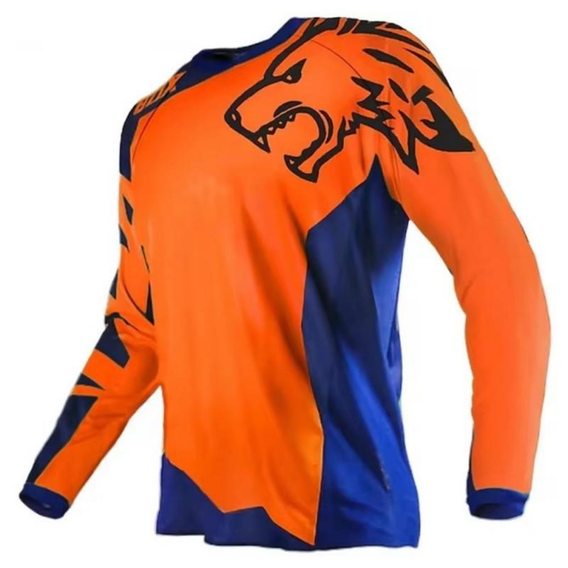 

Men s Downhill Clothes Cycling Long-sleeved Bicycle Tops Mountain Bikes Breathable Hygroscopic Soft Quick-drying T-shirt S