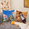 Cartoon D-Digimon Anime Pillow Case Pattern Printed Pillowcase for Living Room Sofa Cushion Cover & Bedroom Decor
