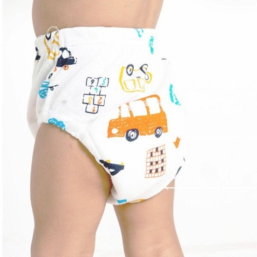 Breathable Baby Training Pants Cotton Reusable Nappies Soft Diaper Pants  for Boys Girls