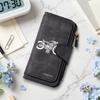 Pirate Pattern Long Wallet Fashion Casual Multi Card Slot Portable Purse