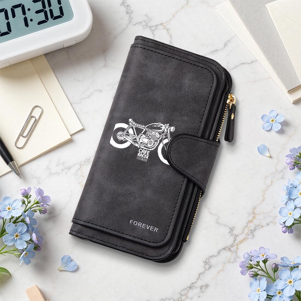 Pirate Pattern Long Wallet Fashion Casual Multi Card Slot Portable Purse