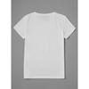 Playful Pickled Cucumber Print T-Shirt | Short Sleeve Crew Neck Casual Top for Women, Spring & Summer, Regular Length