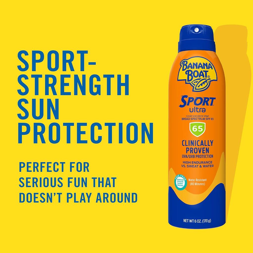 Spray z filtrem przeciwsłonecznym SPF 65 BANANA BOAT SPORT 170g