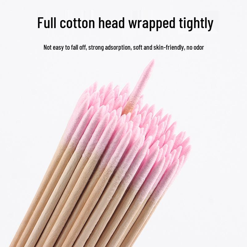 Disposable Microfiber Cotton Swabs for Eyelash Extensions, Nail Art, and Tattooing