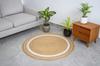 Avgari Jute Natural Handmade Rug Round Rug for Any Space Look Rustik Decor For Any Space