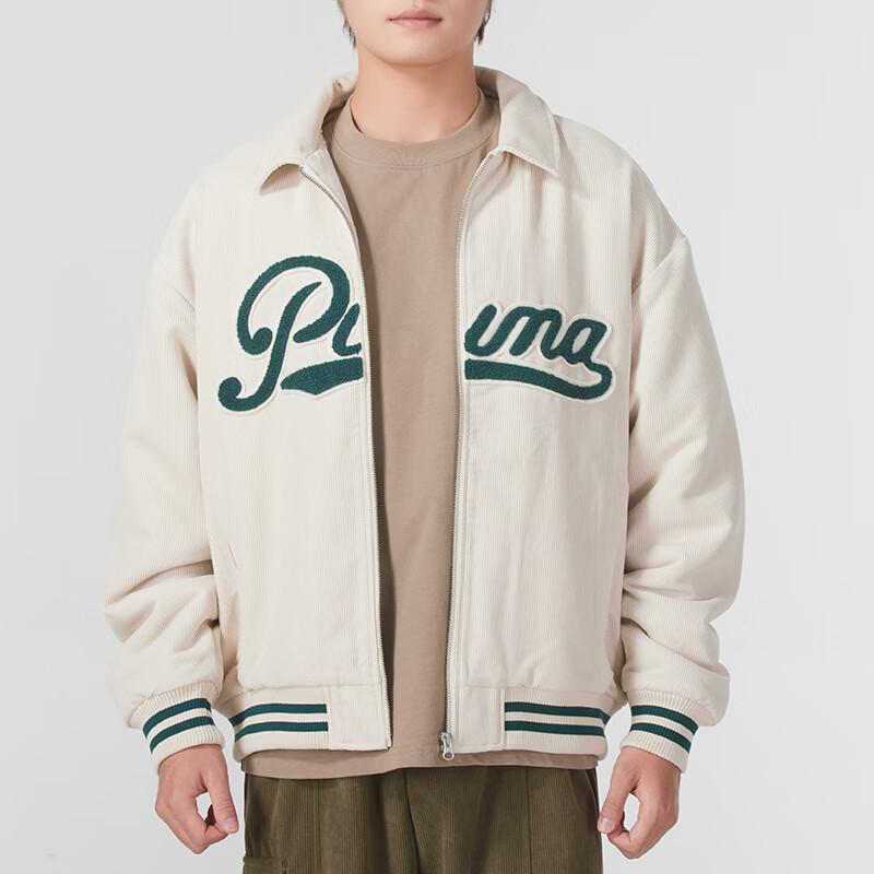 Puma Color Block Running Training Jacket Men Jackets Beige 630949-80