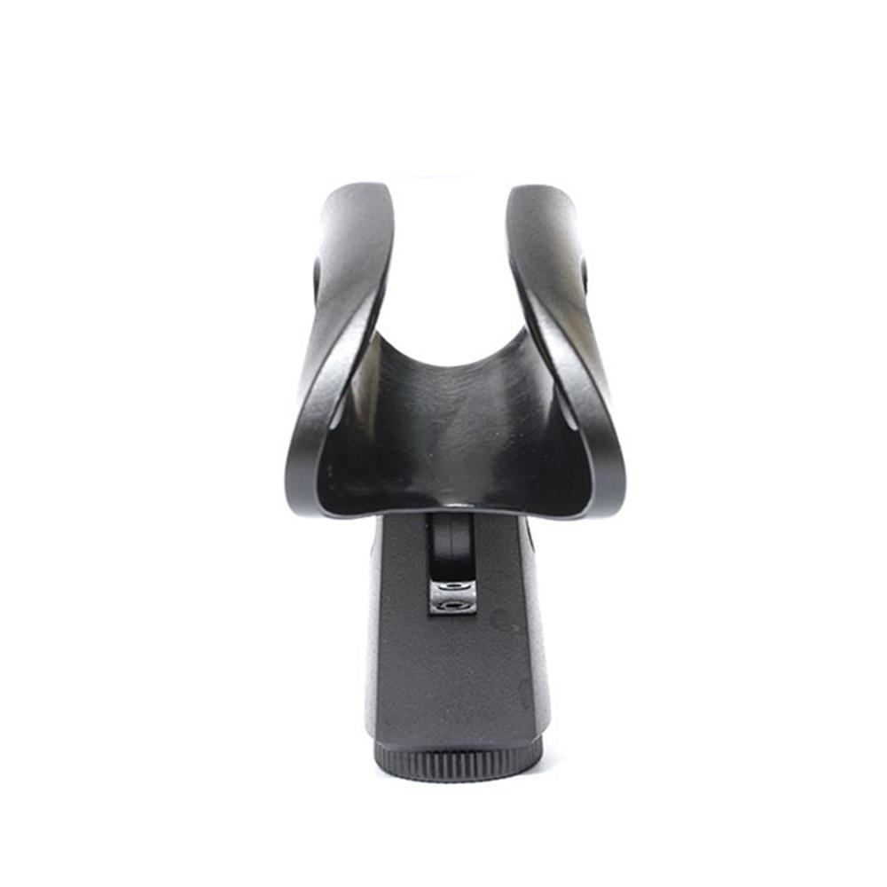 4Pcs Black Universal Microphone Clips Clamp Holder For Wired/ Wireless Mic Stand