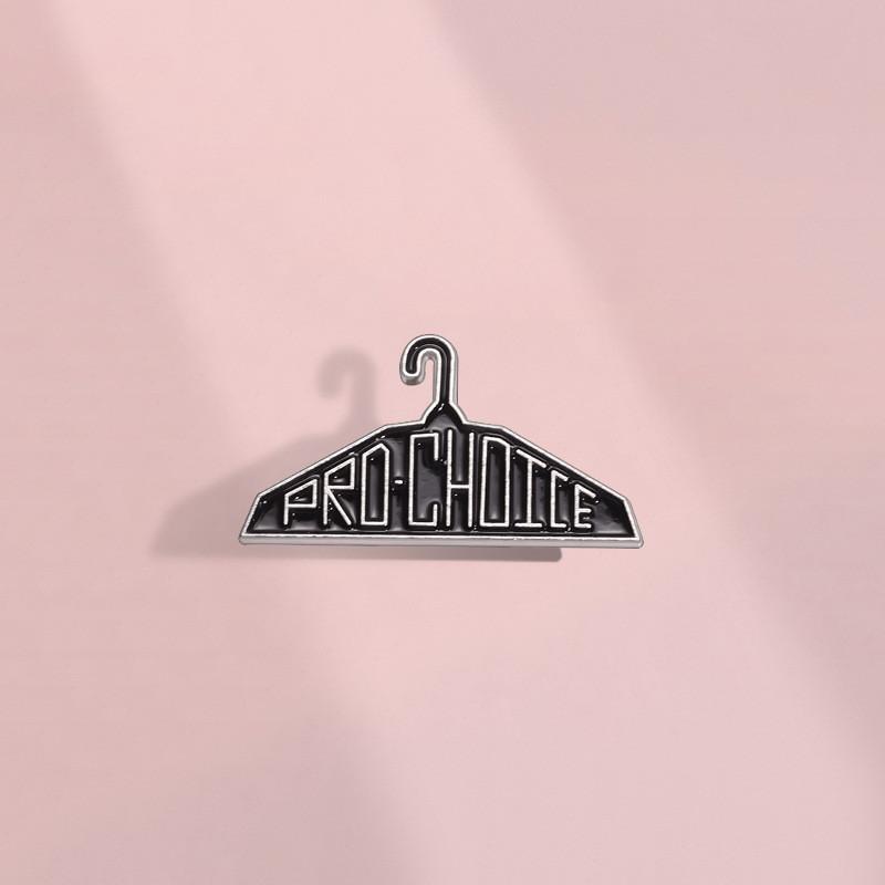 Unique Hanger Black Design Metal Brooch Pin Featuring Cute Cartoon Characters For Trendy Fashion