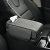 Car Armrest Cushions with Hand Storage Microfiber Leather Practical Car Armrest Pad with Integrated Tissue Dispenser