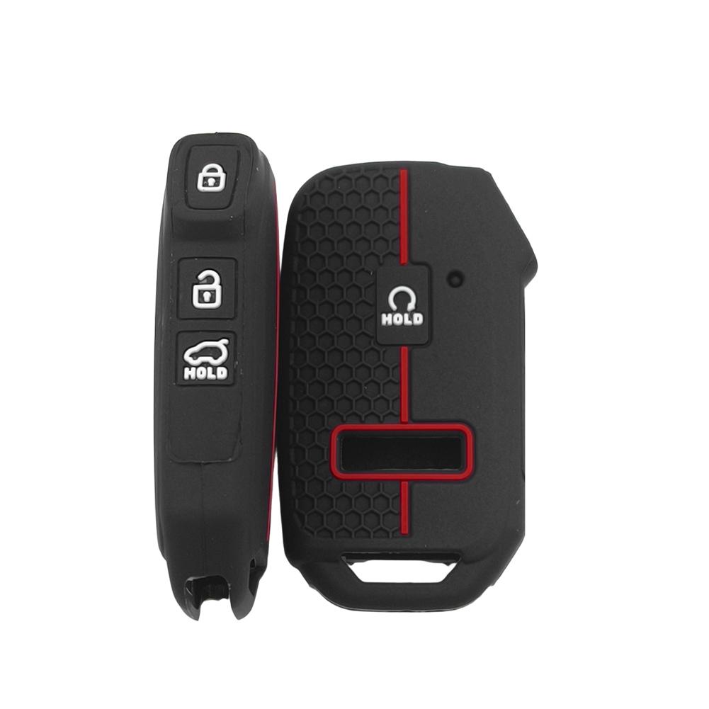 Custodia in Silicone per Chiave Auto per KIA KN Sportage R Stinger Sorento Ceed Cerato Forte Niro Soul Telluride GTLine Accessorio