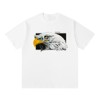2025 SAINT OF MICHAEL Retro American Casual Band Old Eagle Head Vintage Short Sleeve T-shirt Male High Quality Luxury Brand