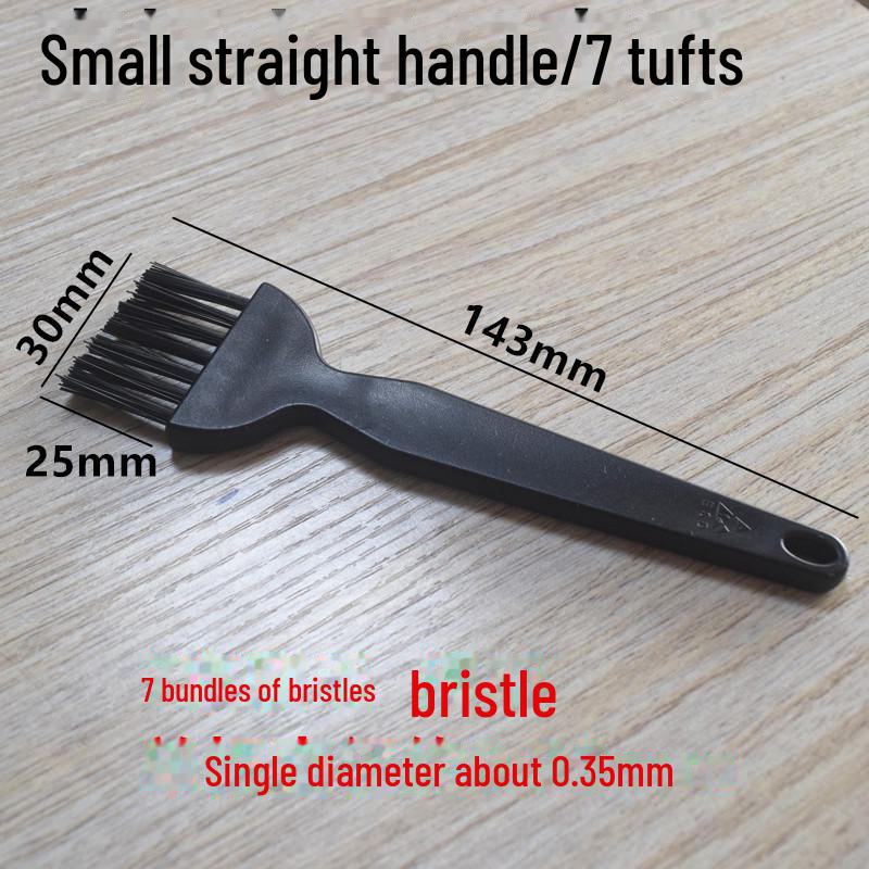 Ensemble de brosses antistatiques pour nettoyer téléphone, ordinateur, poussière de clavier et cartes PCB avec manche rond coudé