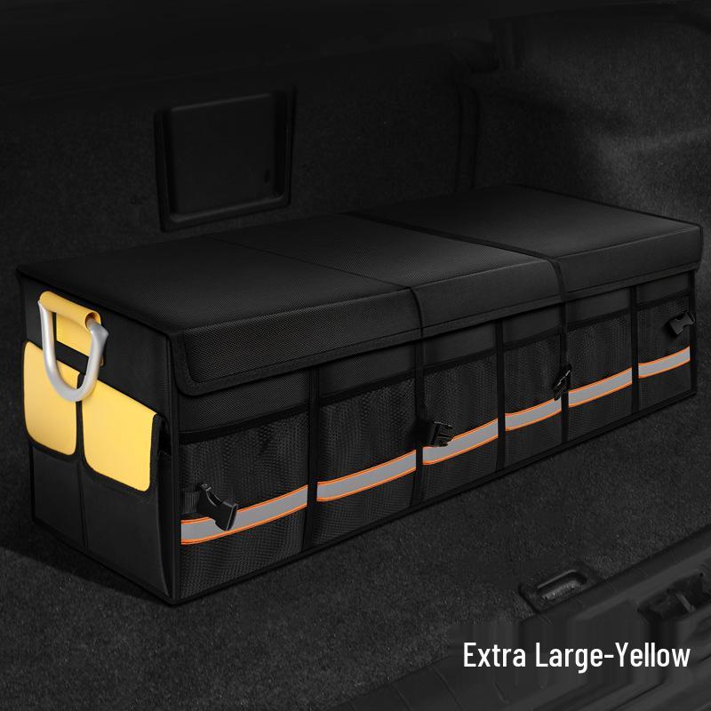Large Capacity Car Trunk Organizer with Shoe Compartment