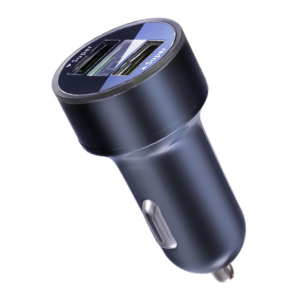 Car Super Charger 240W Dual Port Fast Charging Quick Charge 3.0 USB Car Phone Charger for IPhone Sumsung Huawei