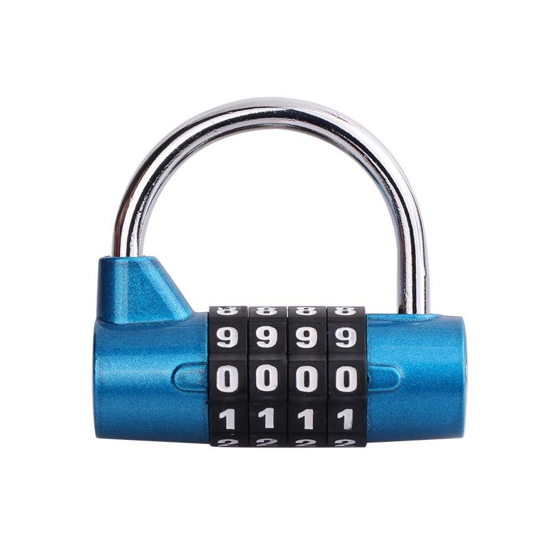 

4,5-значный цифровой кодовый замок для путешествий, кодовый замок из цинкового сплава, 4 цвета, безопасный код безопасности, новый