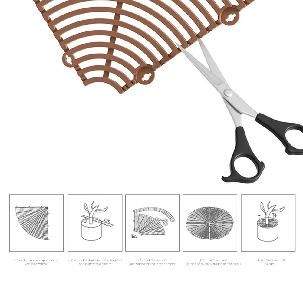 19/30cm Plant Pot Protector Cover Cat Digging Stopper Universal Plant Pot Soil Guard Cover Baby-proofing for Garden Balcony Yard