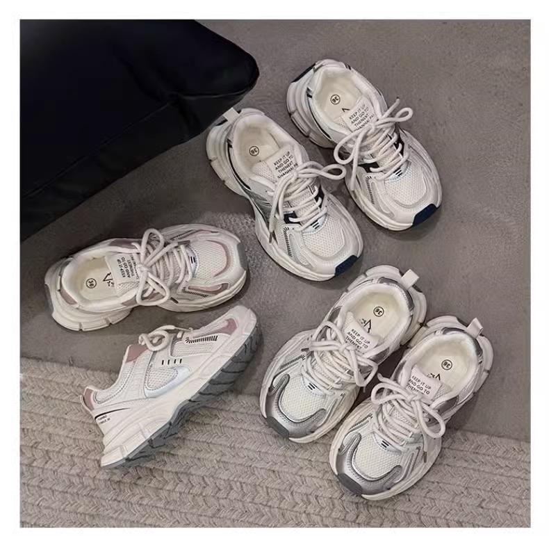 Spring/Autumn 2025 Girls' Casual Breathable Sneakers - Student & Children's Running Shoes