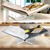 2pcs Thickened 5MM Thickness Acrylic Bookshelf, Transparent Bookshelf, Easy To Read/view, Perfect for Open and Closed Books