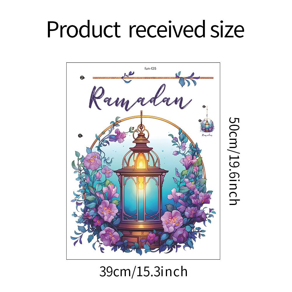 

Фиолетовая цветочная люстра для спальни, гостиной, двери с настенными наклейками для украшения дома 39*50CM/fun-f25