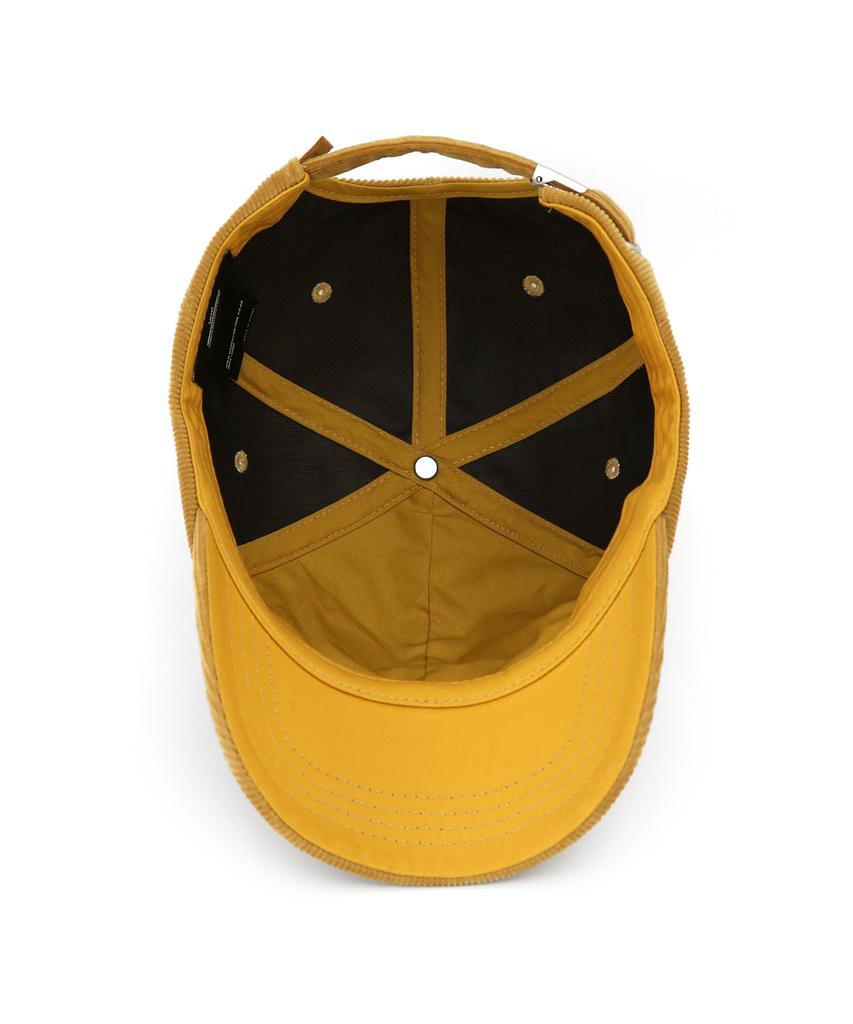 Eondeokeonteulol Corduroy Logo Ball Cap Arial Udc / Authentic B B / Cd / Yellow