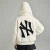 New MLB Velvet Jackets Unisex Cream 3AFDB0426-50CRS