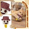 Natural Loofah Cat Toy for Scratching and Chewing Durable Pet Self-Entertainment Interactive Catnip Toy for Dental Health and Play