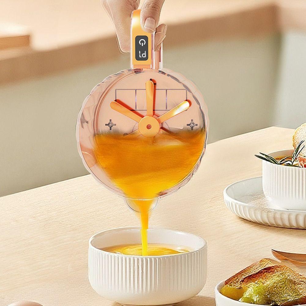 Large Capacity Egg Whisking Machine Handheld Egg Beater Cup Easy To Clean Egg Stirrer Baking