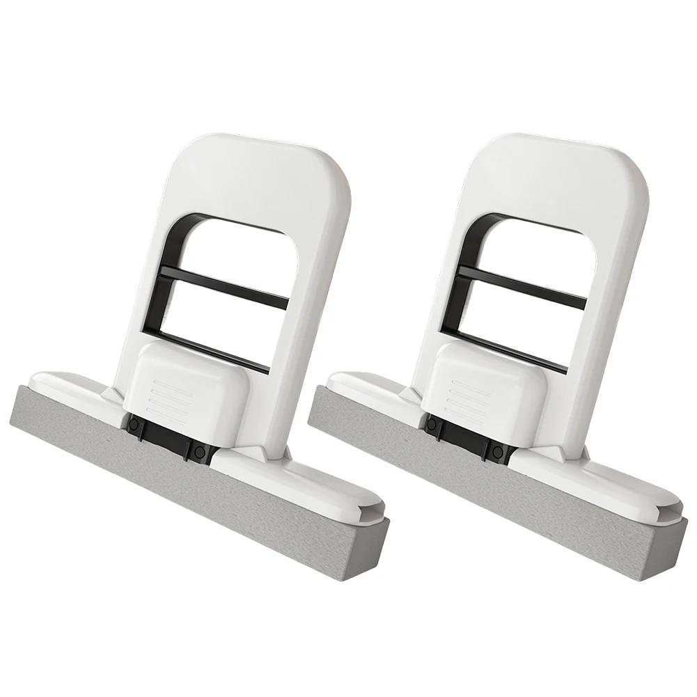 Multifunktionaler Handmopp Mini Faltbarer Tischmopp Freihändiges Waschen Schwammmopp Reinigungswerkzeuge für Schreibtisch Boden Fenster Auto