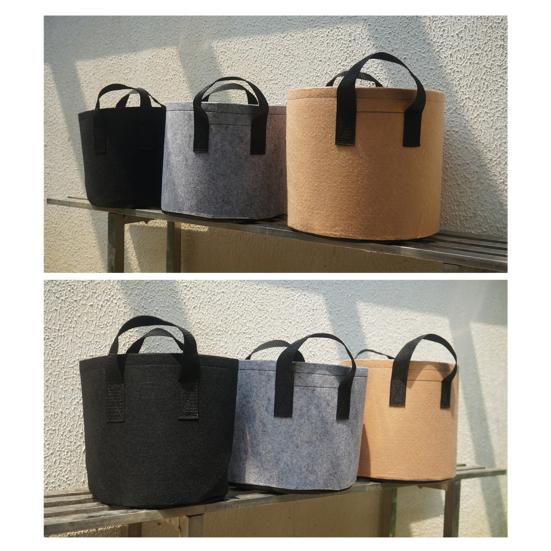 5 Gallon Grow Bag Non-woven Fabric Breathable Garden Pot for Bag with Handles Indoor Outdoor