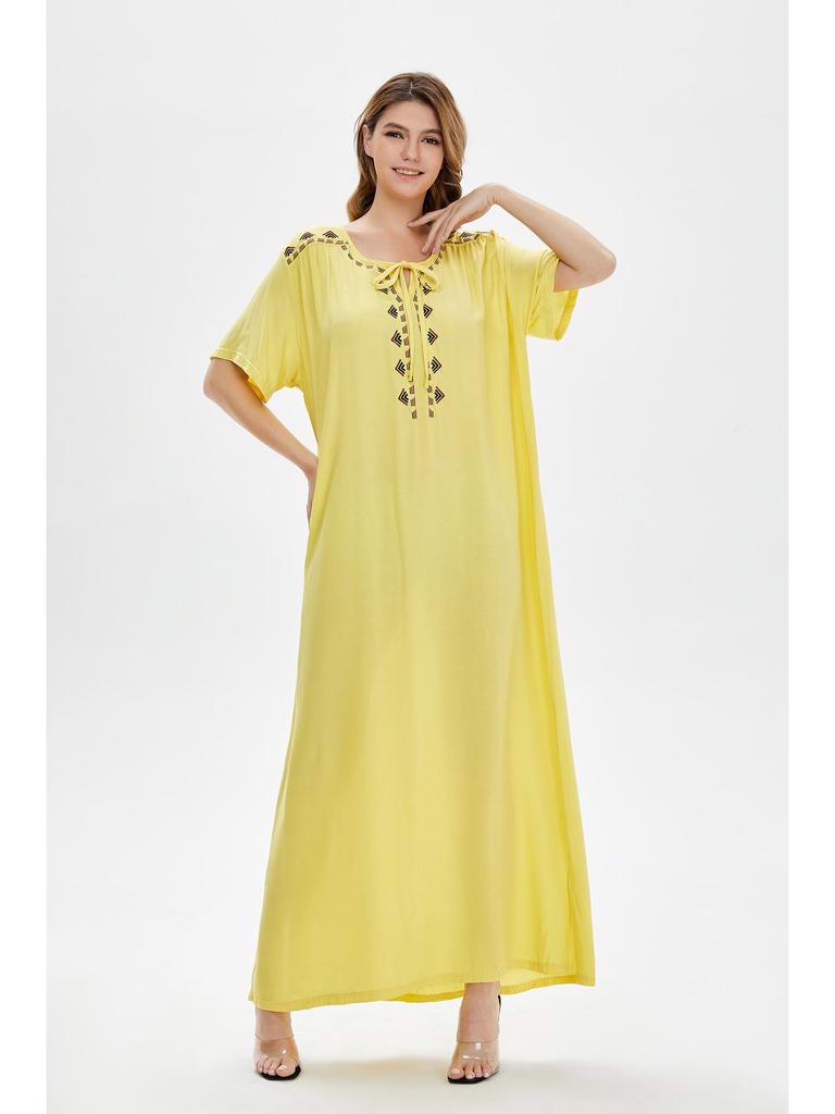 Dubai Middle East Ladies Long Abaya Dress