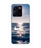 Case For Vivo Y35 4G Nike White Logo Sea Sun Maniacase