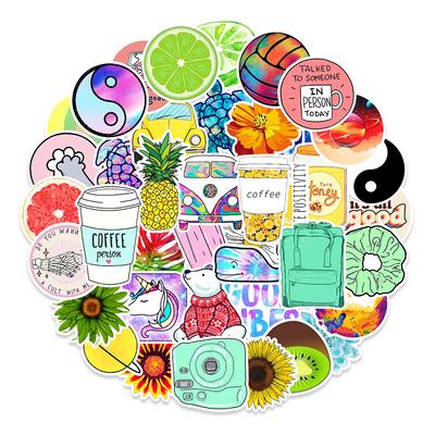 100 Vsco Doodle Stickers Suitcase Notebook Scooter Refrigerator Water Cup Stickers