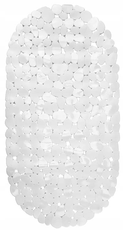 Anti-slip Bathroom Mat for Bathtub with Suction Cups 67x35 Cm White