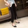 Fashion Sandals Women 2024 Summer New Fashion Pointed Toed High Heel Shoes for Women Crystal Buckle Strap Sandals Female Zapatos Mujer