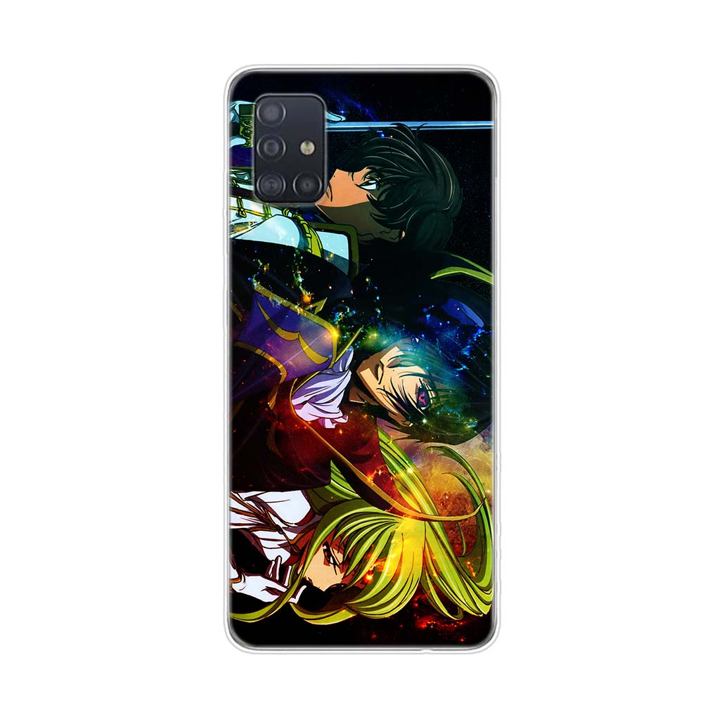 Desen animat Code Geass Lelouch Pentru Samsung Galaxy A01 A11 A12 A22 A21S A31 A41 A42 A51 A71 A32 A52 A72 A02S Husă Moale pentru Telefon