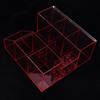 Large Capacity Eyelash Grafting Nail Art Tattoo Tool Storage Box Case Organizer (Pink Transparent)