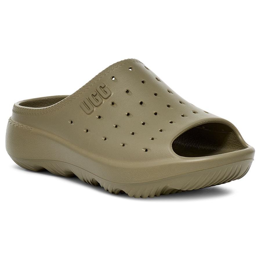 UGG Eva Simple Fresh Slide Sandals Men Sandals Dark-Olive 1137973-BTOL