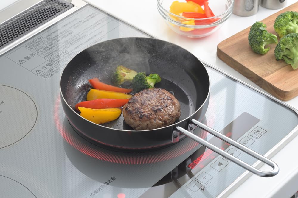 Yoshikawa Sea Style Iron Frying Pan 20cm SJ3920
