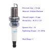Car Spark Plug For JAGUAR S-Type(X200) XJ(X350) XJ8 XK LAND ROVER DISCOVERY 3(L319) RANGE ROVER 3(L322) IFR5N10 7866 C2A1535