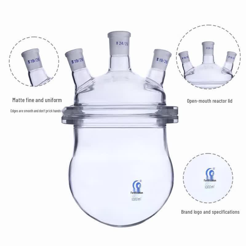 Leigu Triple-Neck Glass Reactor Lid