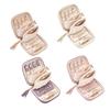 Travel Jewelry Storage Case with Dedicated Compartments, Ring Roll, Earring Holders, Pouches, and Zip-Around Closure