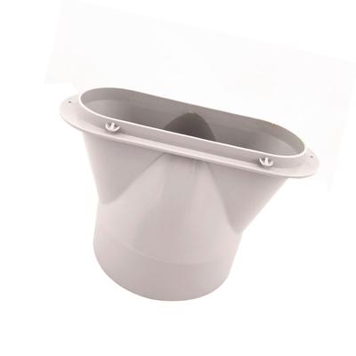 Vent Hose Air Conditioning Exhaust Pipe Flat Adapter for Portable Air Conditioning Units ABS Texture Easy Installation