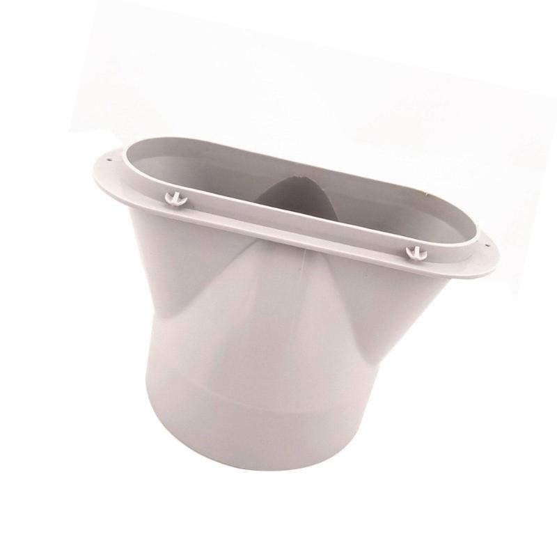 Vent Hose Air Conditioning Exhaust Pipe Flat Adapter for Portable Air Conditioning Units ABS Texture Easy Installation