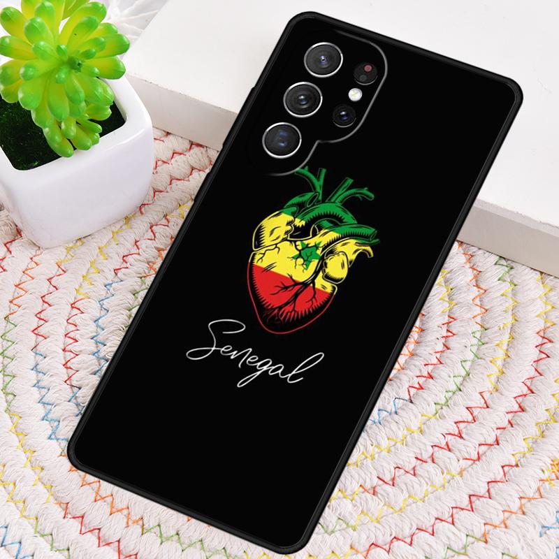 Senegal Flagge TPU Handyhülle Für Samsung Galaxy note 10 pro S26 S25 S24 S23 S22 Ultra Plus S21 FE S20 Stoßfeste Hülle